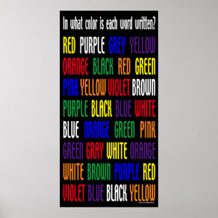 Wat is mijn kleur? poster