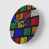 Wat is mijn kleur? ronde klok (Hoek)