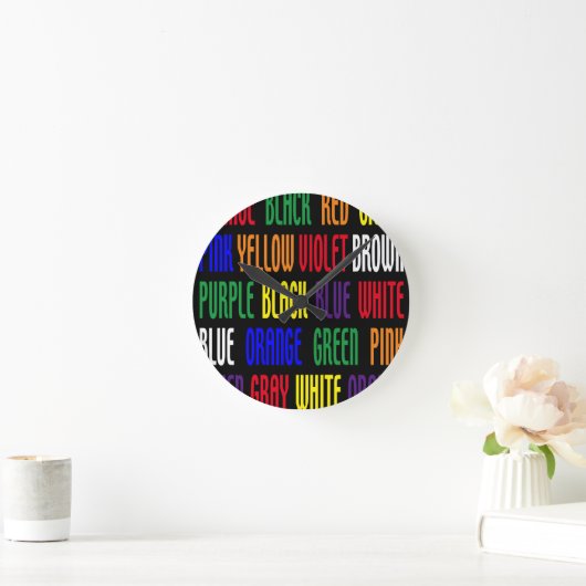 Wat is mijn kleur? ronde klok (Huis)