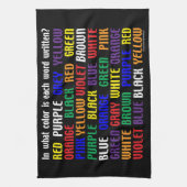 Wat is mijn kleur? theedoek (Verticaal)