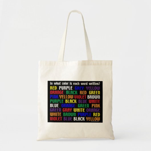Wat is mijn kleur? tote bag (Voorkant)