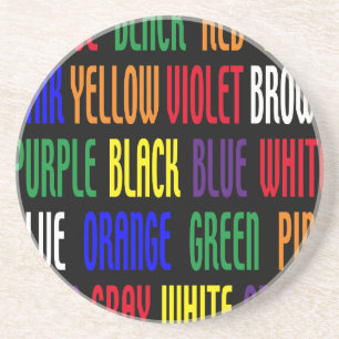 Wat is mijn kleur? zandsteen onderzetter