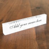 Wat is mijn naam!_ naambordje (Zijkant)