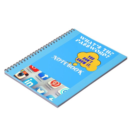 Wat is mijn wachtwoord? Spiralen notitieboek (Linkerzijde)