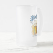 Wat is modern bier brouwen matglas bierpul (Voorkant rechts)