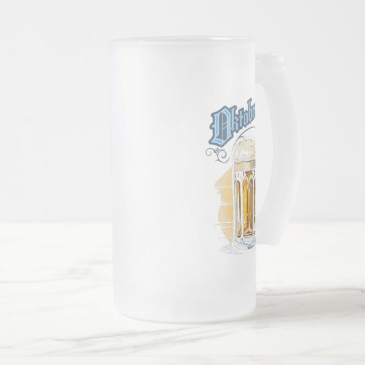 Wat is modern bier brouwen matglas bierpul (Voorkant rechts)