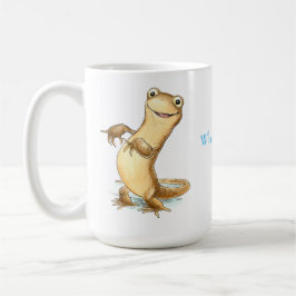 "Wat is newt?" Salamander-mok Koffiemok