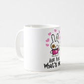 Wat is Nieuw? CUTE Verloving Bunny Koffiemok (Voorkant links)