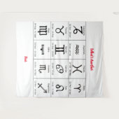 Wat is nog een Jaar Wandtapijt Wandkleed (Voorkant (horizontaal))