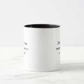 Wat is nog een zenuwinzinking op dit punt? mok (Midden)