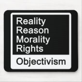 Wat is Objectivism? mousepad Muismat (Voorkant)