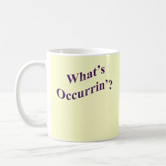 Wat is Occurrin? Koffiemok (Links)
