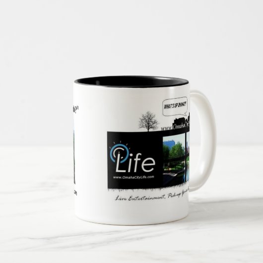 Wat is Omaha? Tweekleurige Koffiemok (Voorkant rechts)