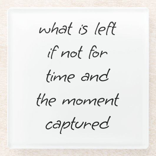 Wat is Onderzetter van het linkerglas Glazen Onderzetter (Voorkant)