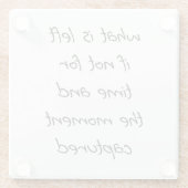 Wat is Onderzetter van het linkerglas Glazen Onderzetter (Achterkant)