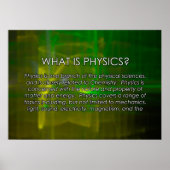 Wat is Physics? Poster (Voorkant)