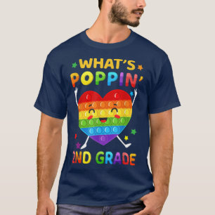 Wat is Poppin 2e graad terug naar school Pop Het K T-shirt