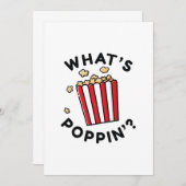 Wat is Poppin" Bedankkaart (Voorkant / Achterkant)