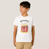 Wat is Poppin Funny Popcorn Pun T-shirt (Voorkant volledig)