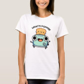 Wat is Poppin Funny Toast Pun T-shirt (Voorkant)