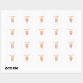 Wat is Poppin’ Popcorn Ronde Sticker (Vel)