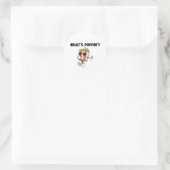Wat is Poppin’ Popcorn Ronde Sticker (Tas)