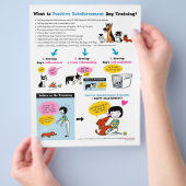 Wat is Pos Reinf. Dog Training? FLYERS (Hand)
