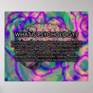 Wat is Psychologie? Poster *BIJGEWERKT*