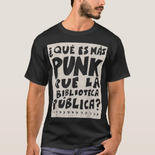 Wat is Punker Dan De Openbare Bibliotheek Grappig T-shirt