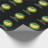 Wat is Quackalackin Funny Duck Pun Dark BG Cadeaupapier (Hoek)