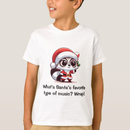 Wat is Santa's favoriete muziekgenre? Kids unisex T-shirt