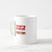 Wat is Shakin Bacon Cartoon Koffiemok (Voorkant links)
