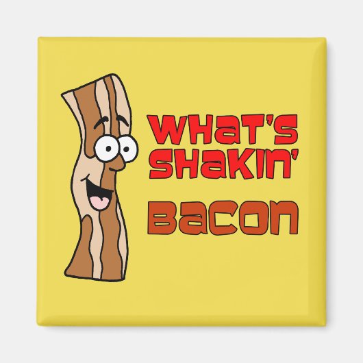 Wat is Shakin Bacon Cartoon? Magneet (Voorkant)