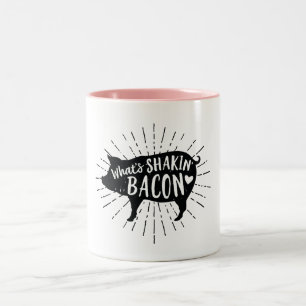 Wat is Shakin Bacon Fun? Tweekleurige Koffiemok