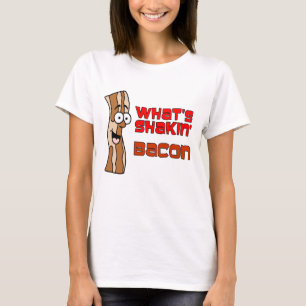 Wat is Shakin Bacon? T-shirt