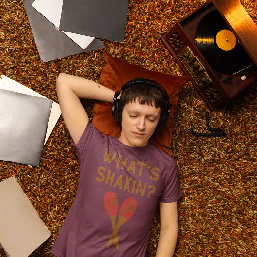 Wat is Shakin Maracas  Style Graphic Tri-Blend Shirt