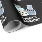 Wat is Shakin Salt En Pepper Shaker Pun Dark BG Cadeaupapier (Rol Hoek)