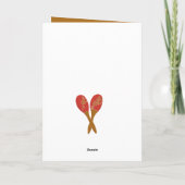 Wat is Shakin stijl Maracas Kaart (Achterkant)