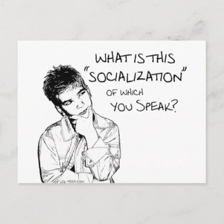Wat is socialisatie? briefkaart