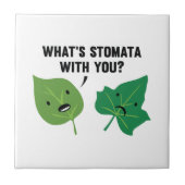 Wat is Stomata met jou? Tegeltje (Voorkant)