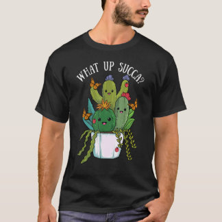 Wat is Succa Cactus Succulents Plant Cacti Botany T-shirt