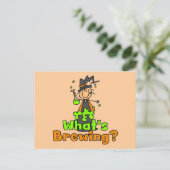 Wat is T-shirts en cadeautjes voor de Brewing Briefkaart (Staand voorkant)