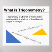 Wat is Trigonometrie? Poster (Voorkant)