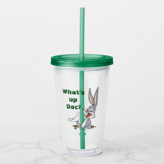 WAT IS UP DOC?™ BUGS BUNNY™ Rabbit Hole Acryl Drinkbeker (Voorkant)