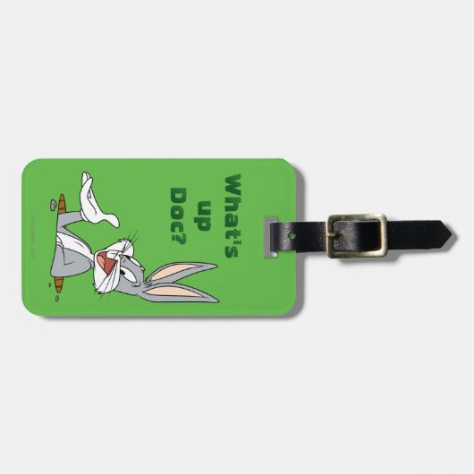 WAT IS UP DOC?™ BUGS BUNNY™ Rabbit Hole Bagagelabel (Voorkant horizontaal)