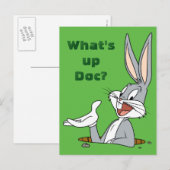 WAT IS UP DOC?™ BUGS BUNNY™ Rabbit Hole Briefkaart (Voorkant / Achterkant)