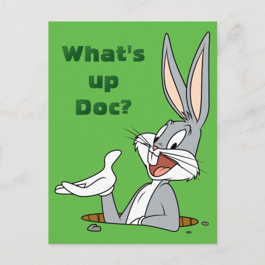 WAT IS UP DOC?™ BUGS BUNNY™ Rabbit Hole Briefkaart (Voorkant)
