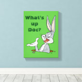 WAT IS UP DOC?™ BUGS BUNNY™ Rabbit Hole Canvas Afdruk (Insitu (Houten vloer))