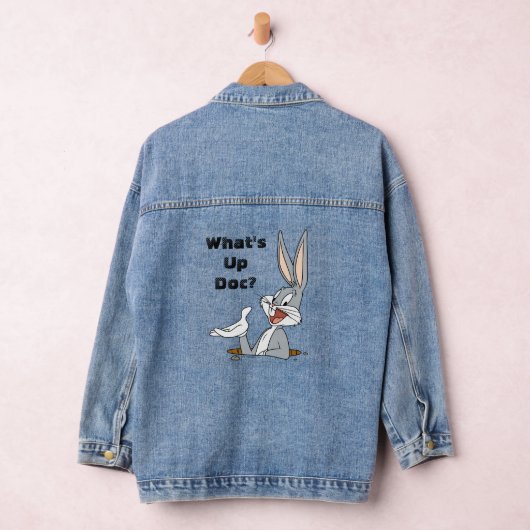 WAT IS UP DOC?™ BUGS BUNNY™ Rabbit Hole Denim Jacket (Hangar)