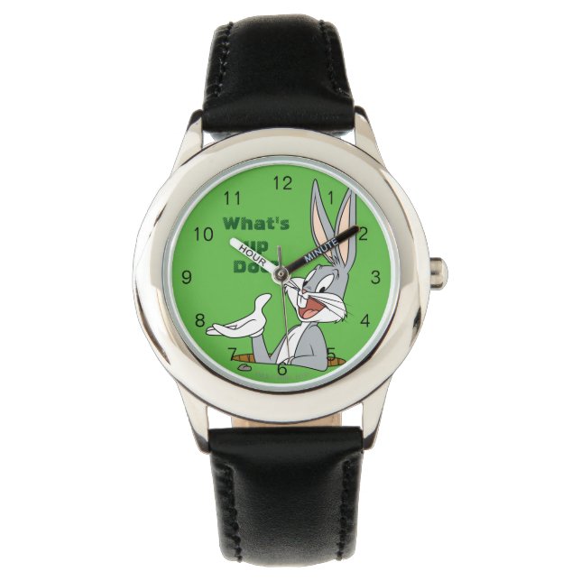 WAT IS UP DOC?™ BUGS BUNNY™ Rabbit Hole Horloge (Voorkant)